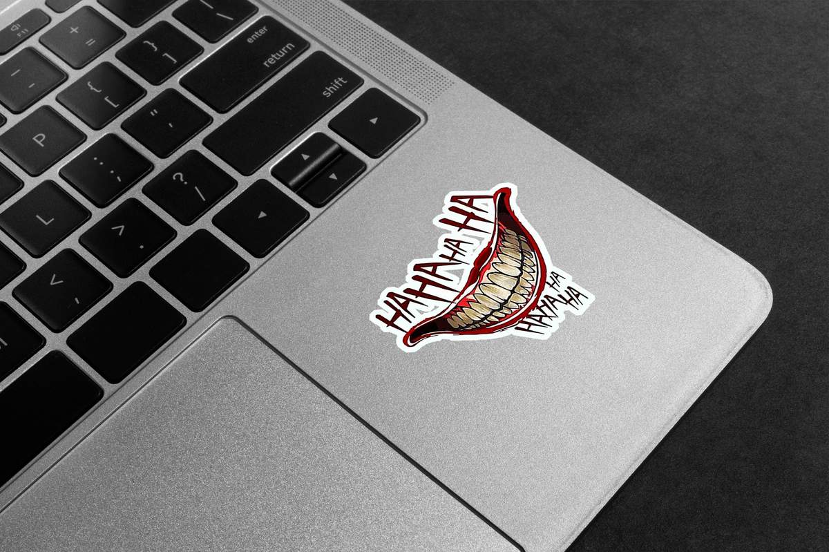 Joker Laugh Premium Vinyl Stickers