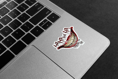 Joker Laugh Premium Vinyl Stickers