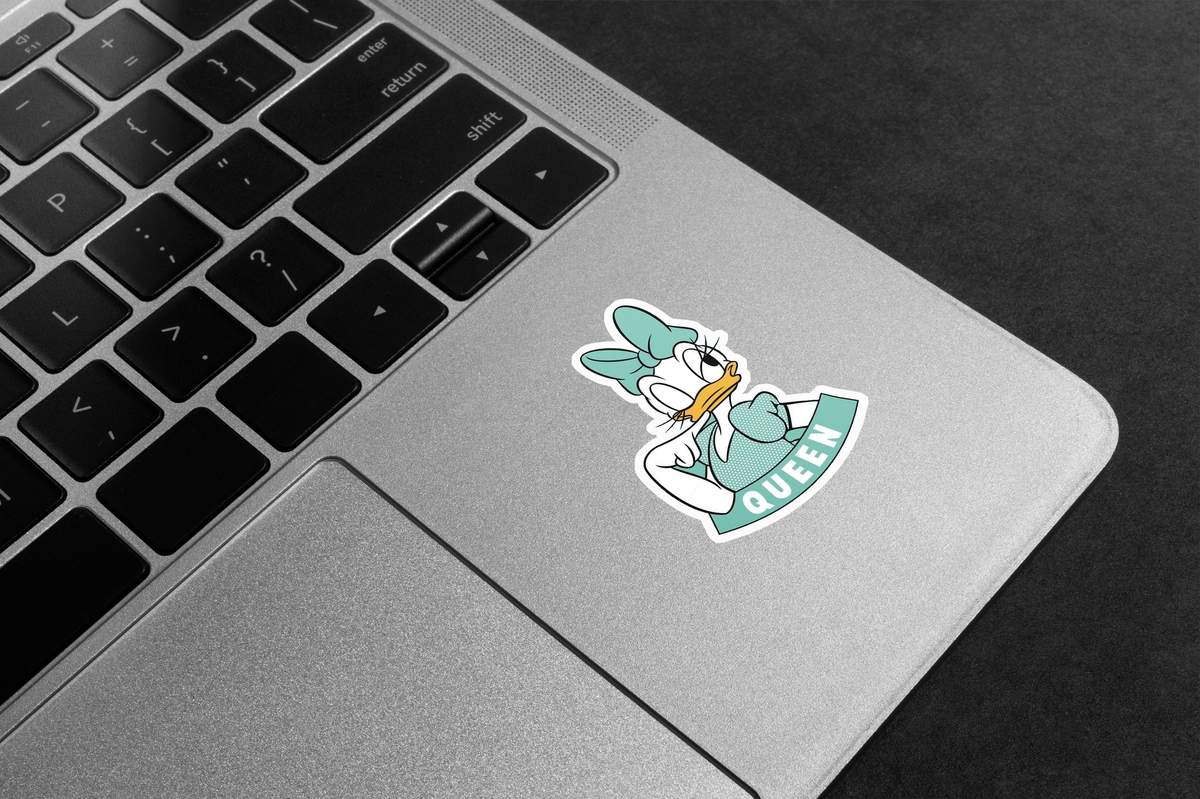 Daisy Duck Queen Premium Vinyl Stickers