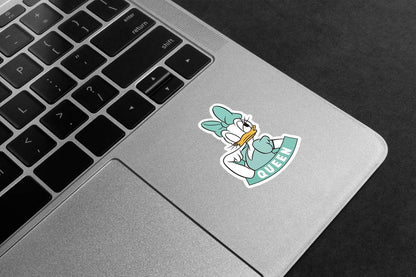 Daisy Duck Queen Premium Vinyl Stickers