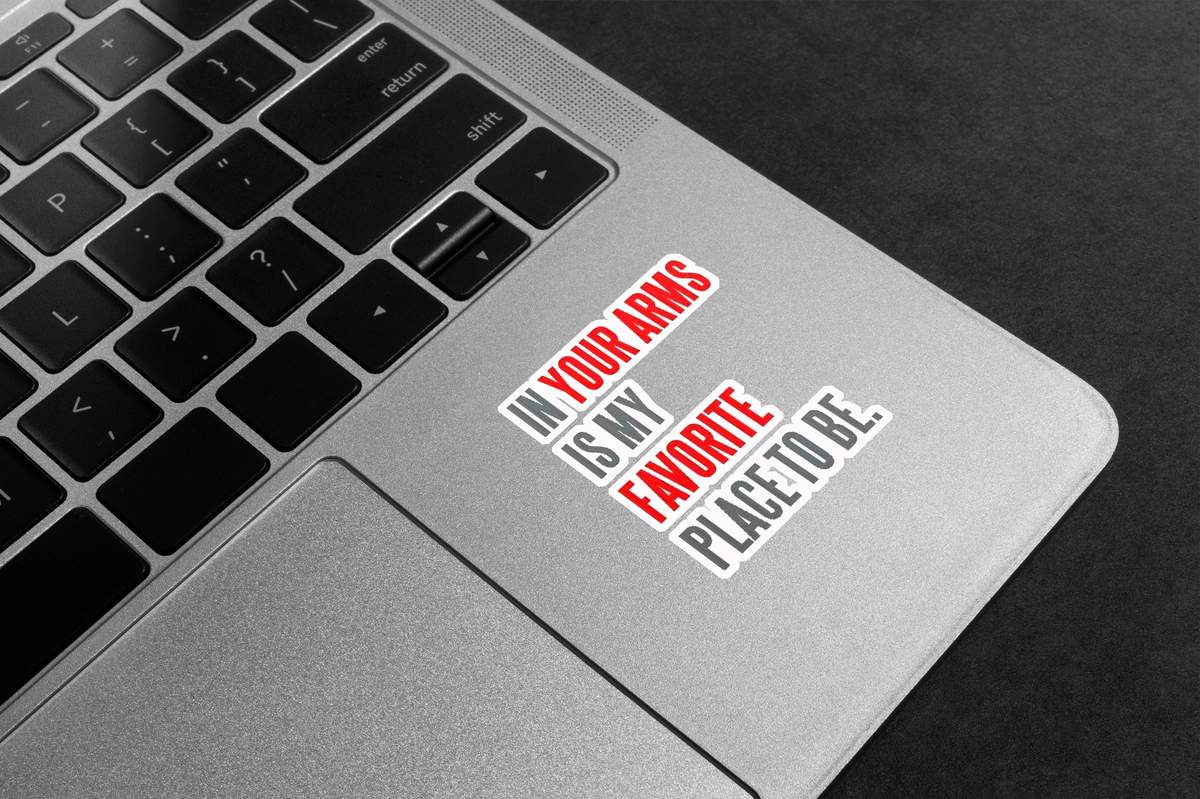 In Your Arms Premium Vinyl Stickers