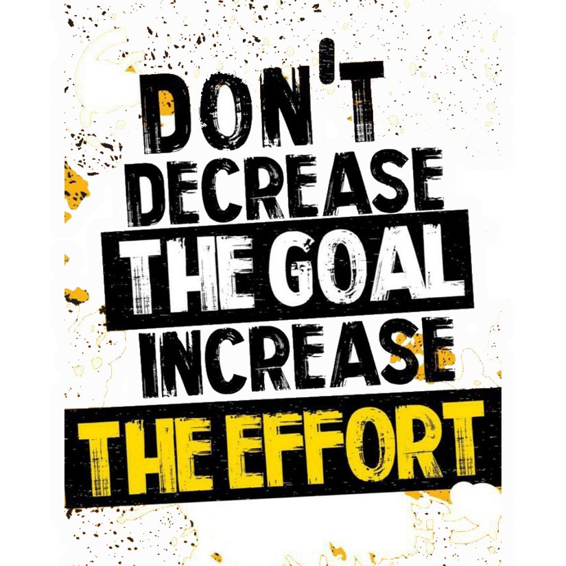 Increase The Effort Premium Vinyl Stickers