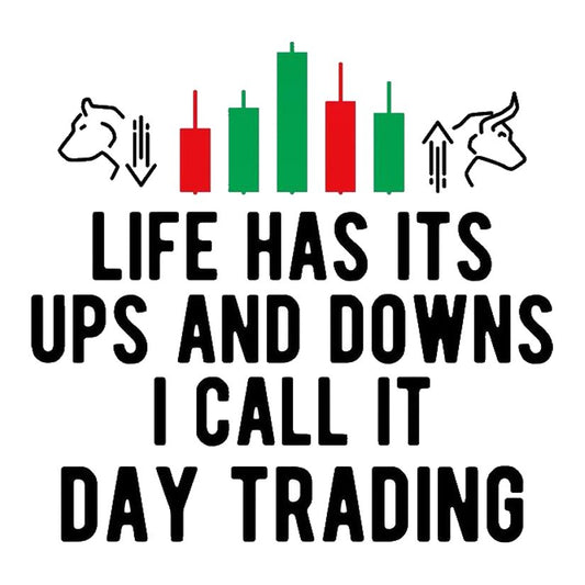 I Call It Day Trading Premium Vinyl Stickers