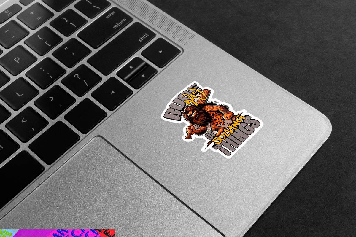 Rude Way Of Solving Things Premium Vinyl Stickers