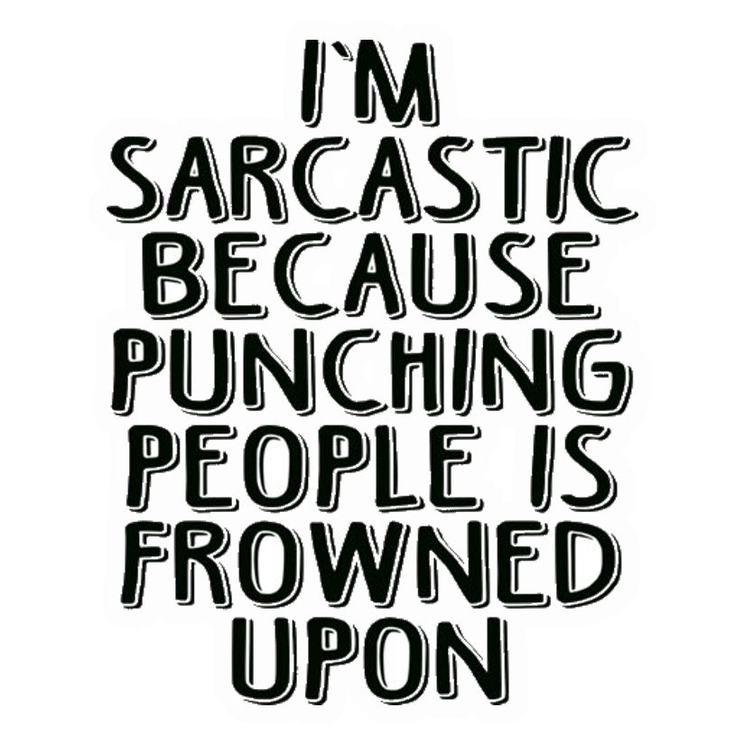 I'm Sarcastic Premium Vinyl Stickers