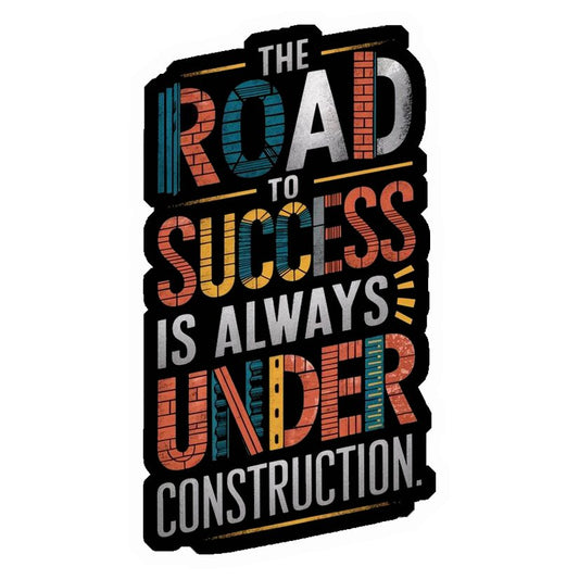 Road To Success Premium Vinyl Stickers
