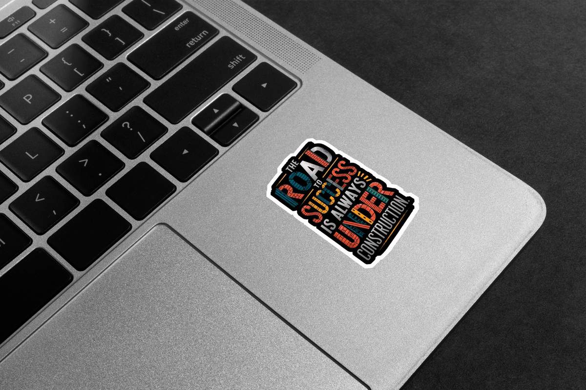 Road To Success Premium Vinyl Stickers