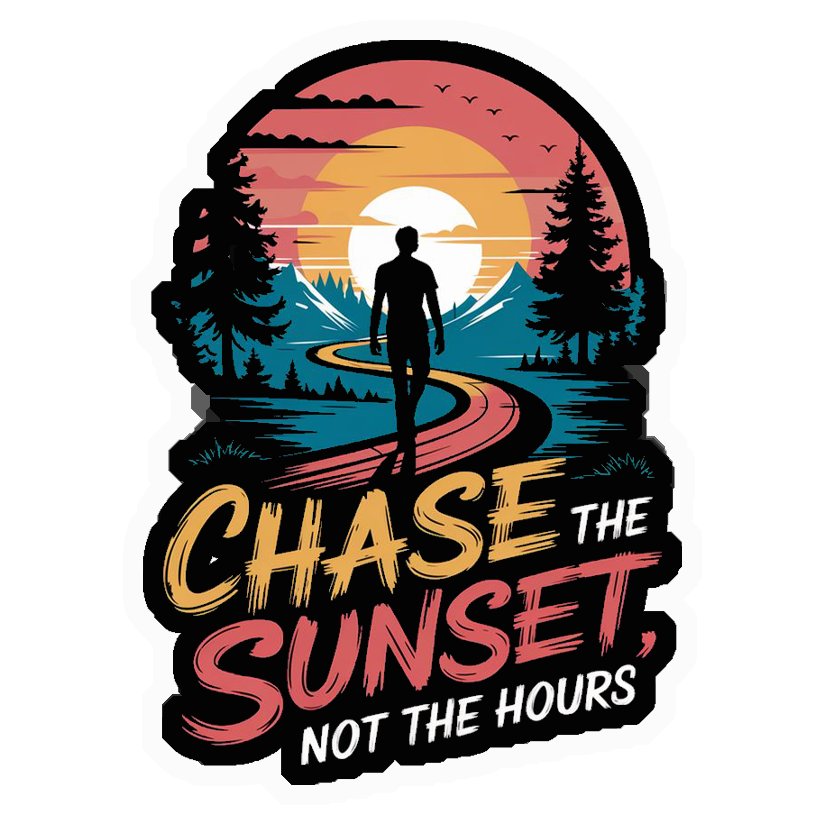 Chase The Sunset Premium Vinyl Stickers