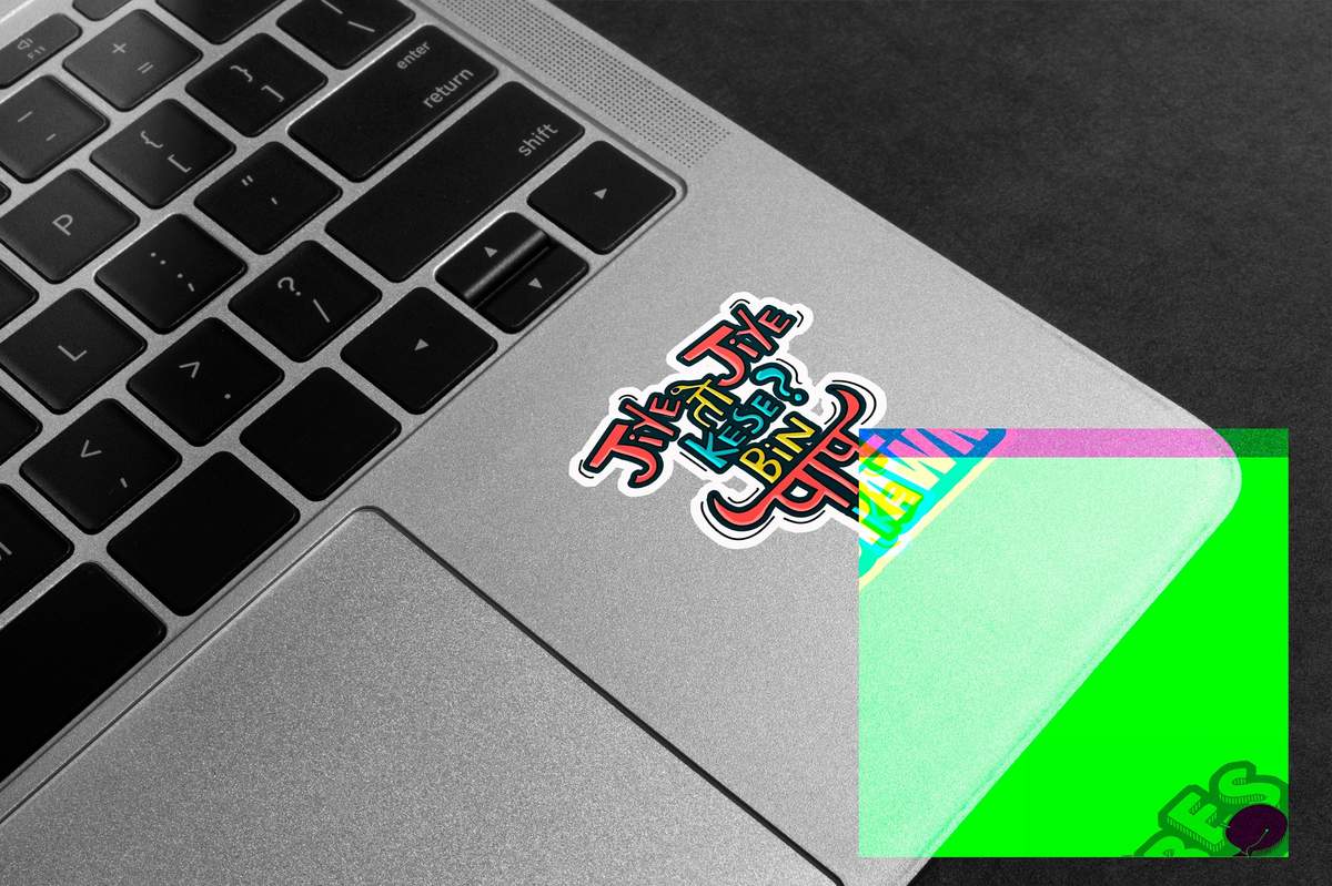 Jiye To Jiye Kaise Premium Vinyl Stickers