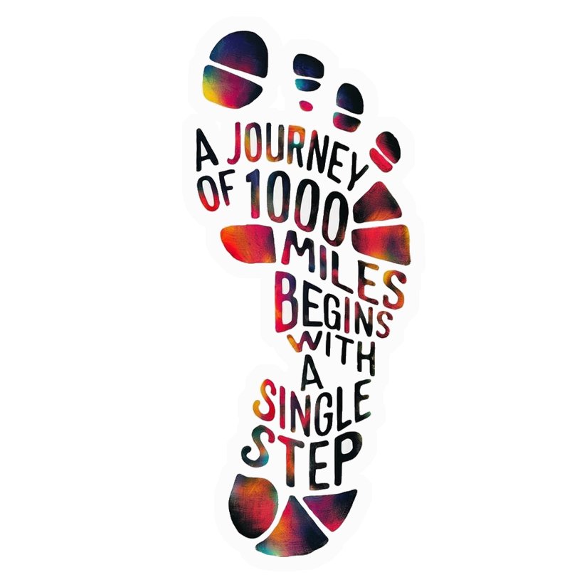 A Single Step Premium Vinyl Stickers