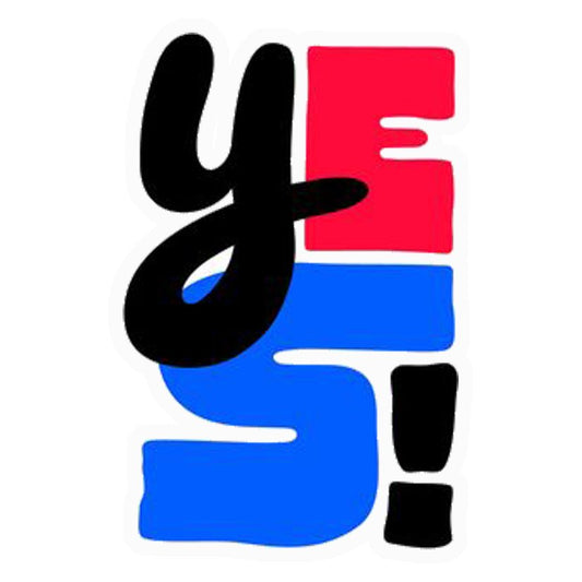 Abstract Yes! Premium Vinyl Stickers