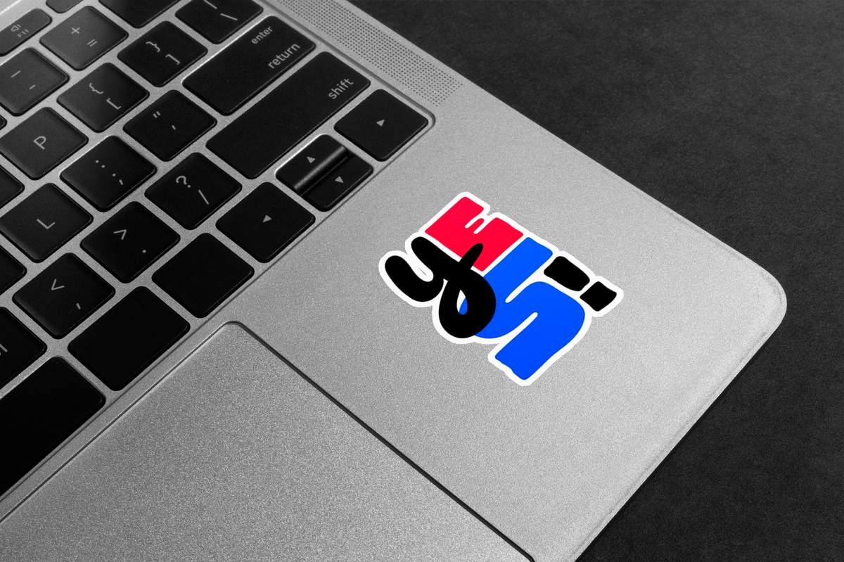 Abstract Yes! Premium Vinyl Stickers