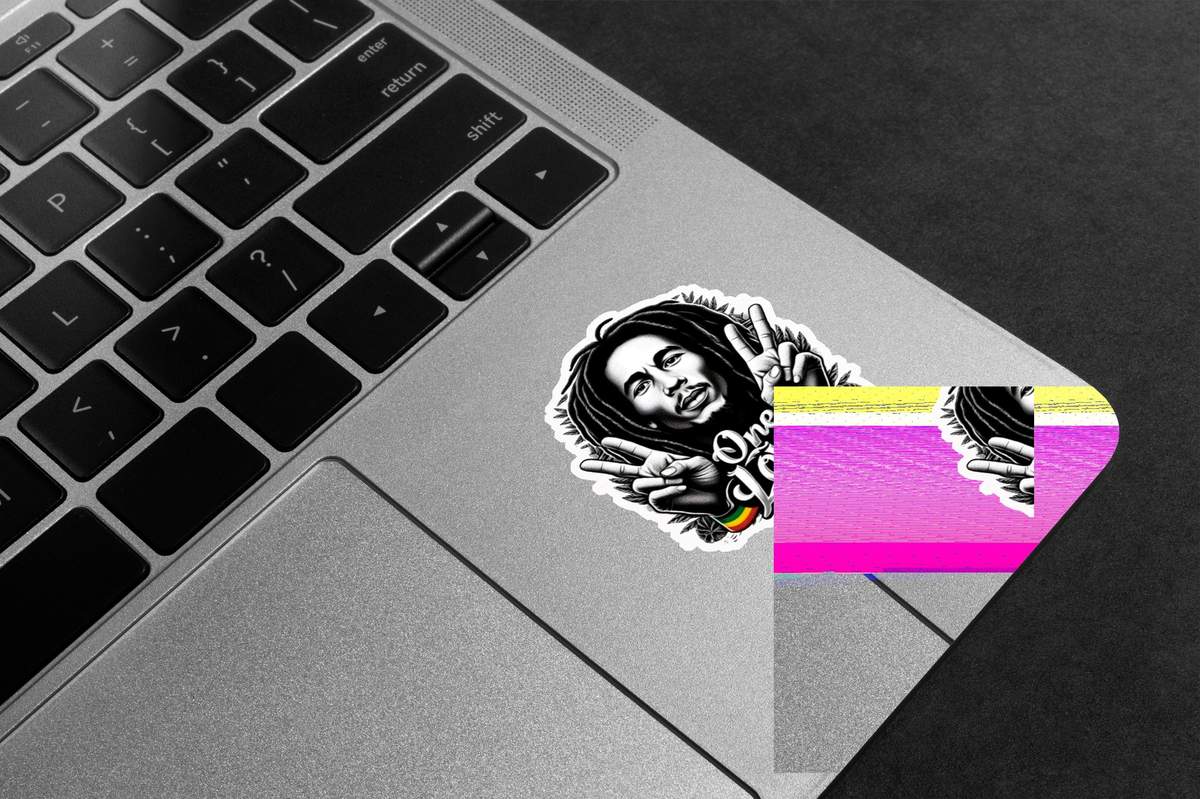 Bob Marley One Love Premium Vinyl Stickers