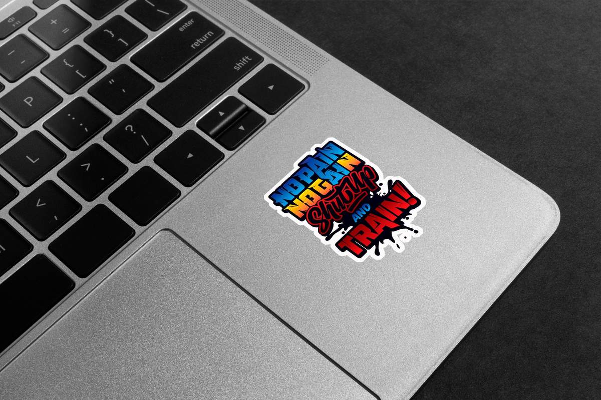 Shut Up And Train Premium Vinyl Stickers