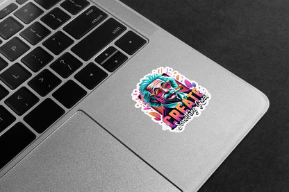 Create Something Great Premium Vinyl Stickers