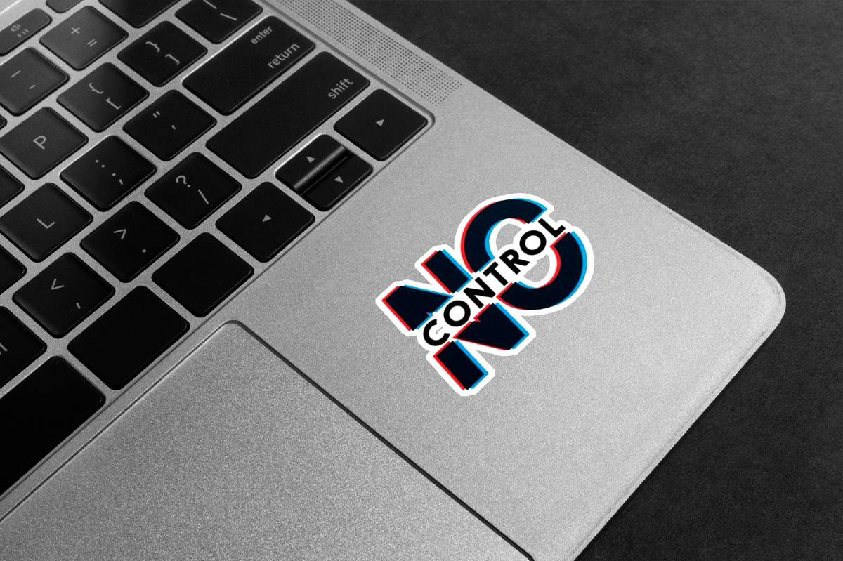 No Control Premium Vinyl Stickers