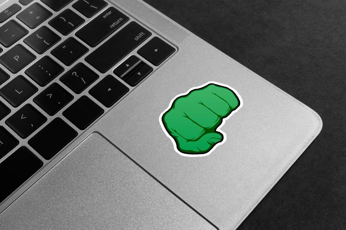 Hulk Smash Fist Premium Vinyl Stickers