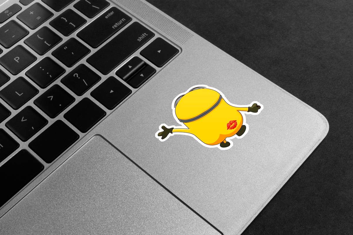 Minion Kiss Premium Vinyl Stickers