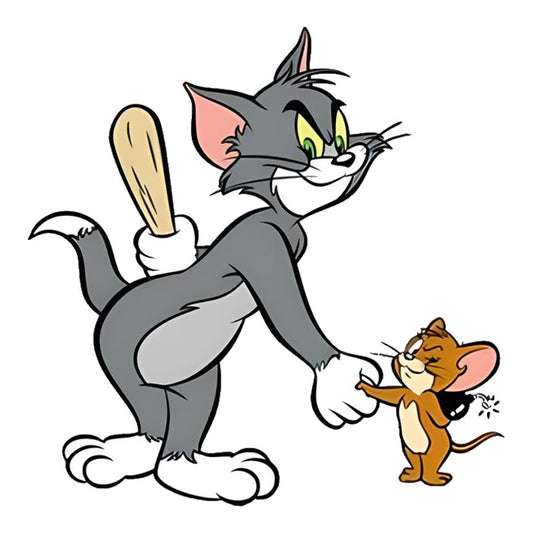 Classic Tom and Jerry Premium Vinyl Stickers
