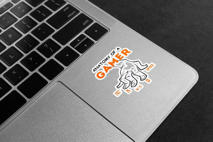 Anatomy of a Gamer Premium Vinyl Stickers