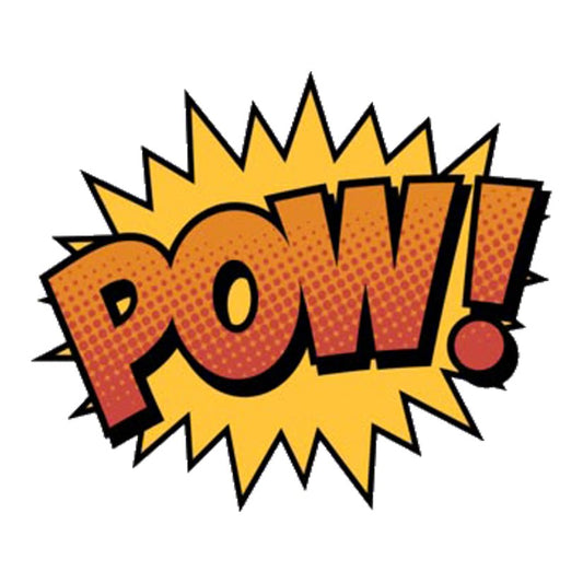 Comic Book Pow! Premium Vinyl Stickers
