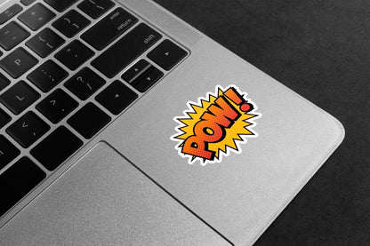 Comic Book Pow! Premium Vinyl Stickers