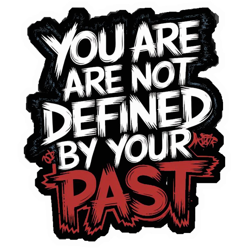 Not Defined By Your Past Premium Vinyl Stickers