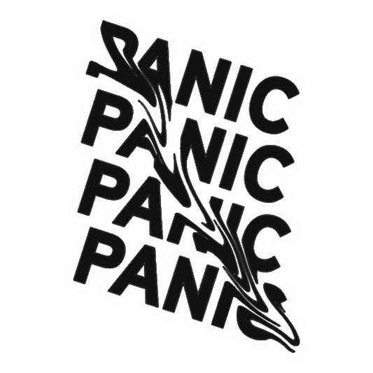 Distorted Panic Premium Vinyl Stickers