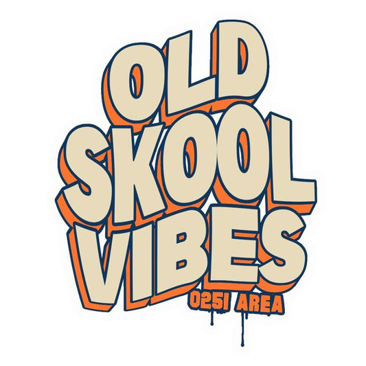 Old Skool Vibes Premium Vinyl Stickers