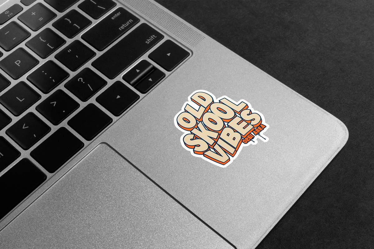Old Skool Vibes Premium Vinyl Stickers