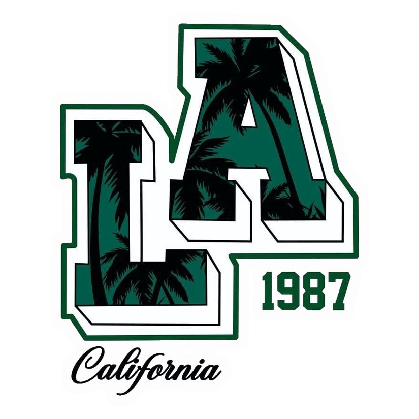 LA 1987 California Premium Vinyl Stickers