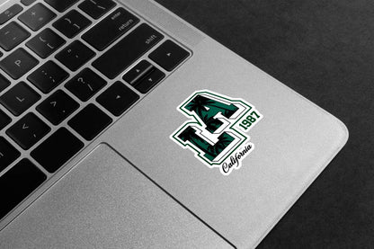 LA 1987 California Premium Vinyl Stickers