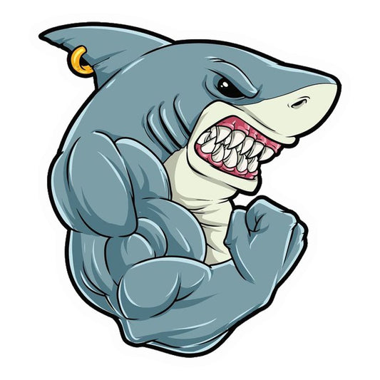 Gym Shark Premium Vinyl Stickers