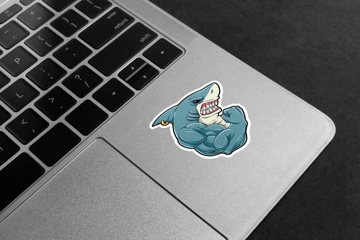 Gym Shark Premium Vinyl Stickers