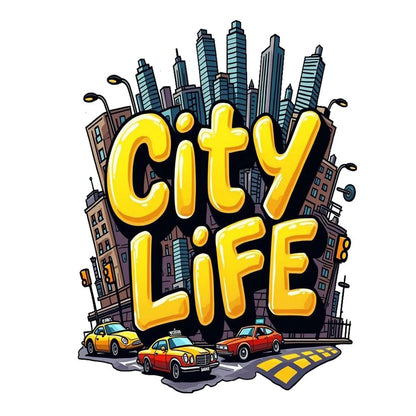 City Life Premium Vinyl Stickers