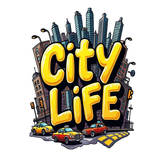 City Life Premium Vinyl Stickers