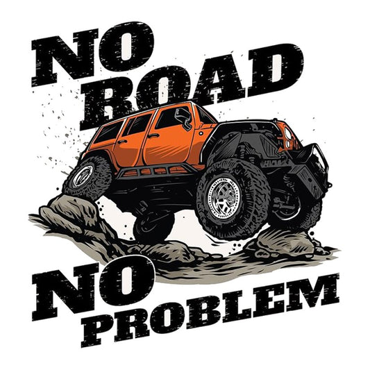 No Road No Problem Premium Vinyl Stickers