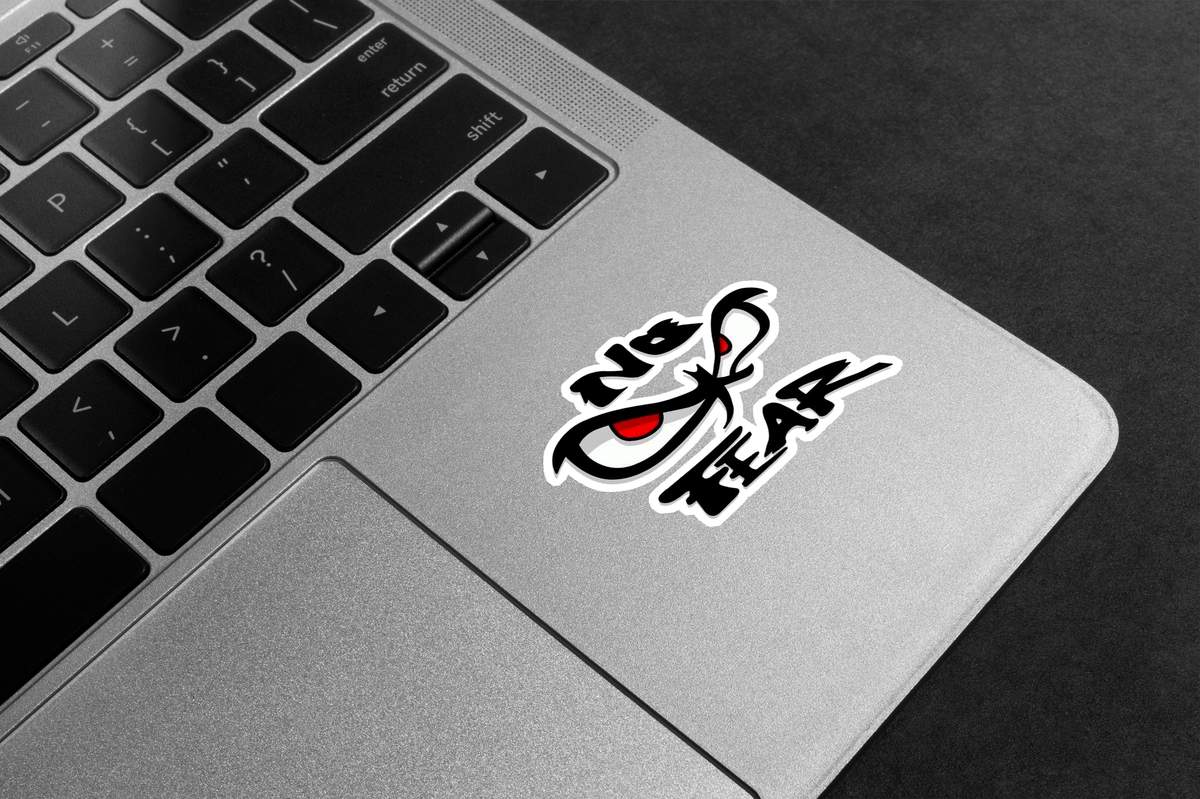 No Fear Eyes Premium Vinyl Stickers