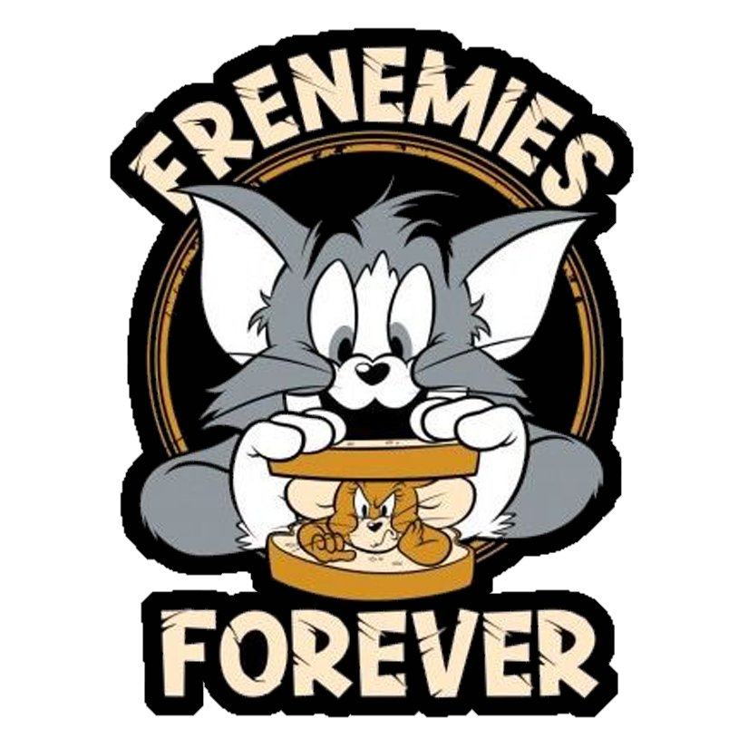 Frenemies Forever Premium Vinyl Stickers