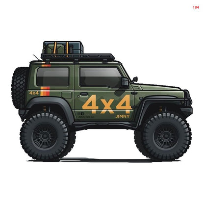 4x4 Jimny Offroad Premium Vinyl Stickers