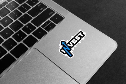 Invest Growth Arrow Premium Vinyl Stickers