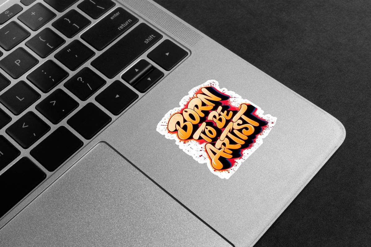 Born To Be Artist Premium Vinyl Stickers