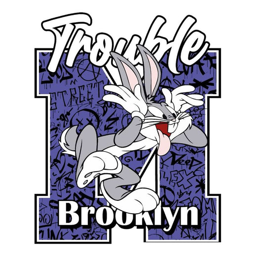 Bugs Bunny Brooklyn Trouble Premium Vinyl Stickers