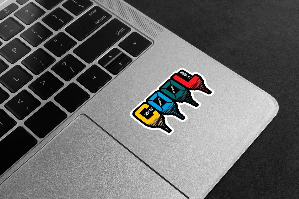 Just Be Cool Drip Premium Vinyl Stickers