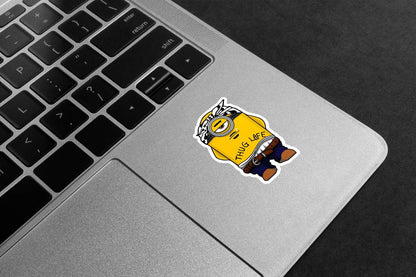 Minion Thug Life Premium Vinyl Stickers