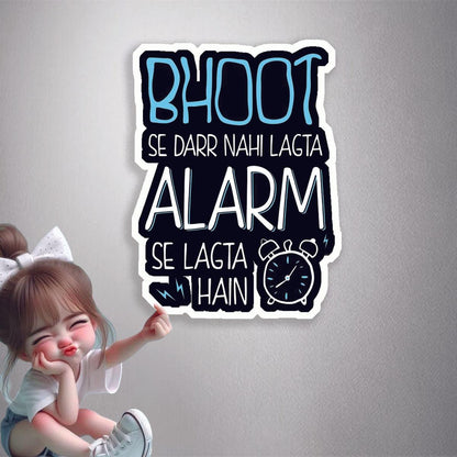 Alarm Fear Humour Premium Vinyl Stickers