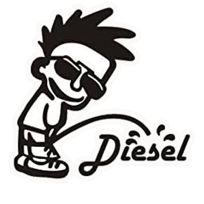 Diesel Pee Boy Premium Vinyl Stickers