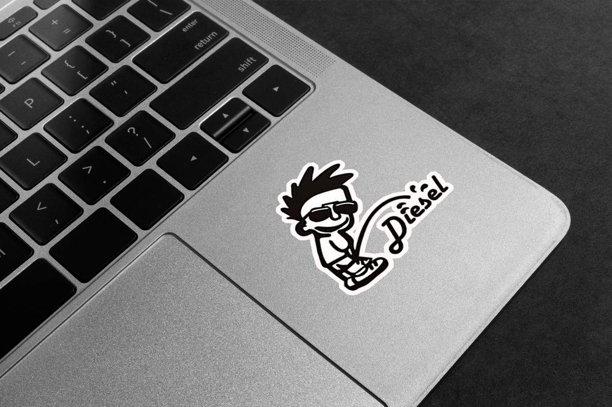 Diesel Pee Boy Premium Vinyl Stickers