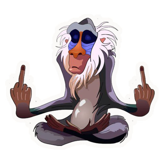 Rafiki Flip Off Premium Vinyl Stickers