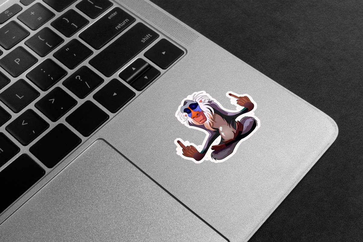 Rafiki Flip Off Premium Vinyl Stickers